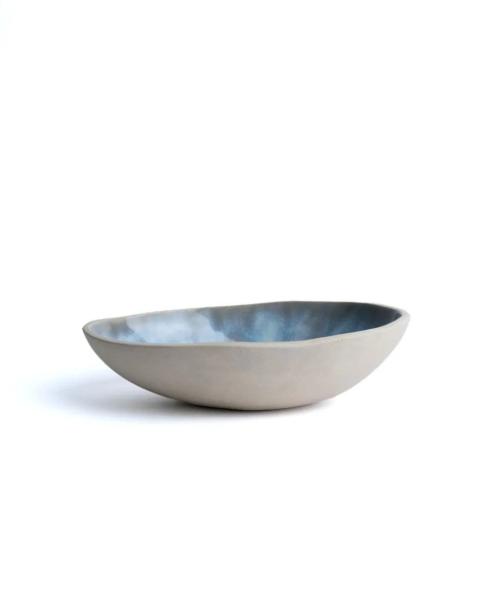 TA-DAAN Iridescent Oval Irregular Bowl