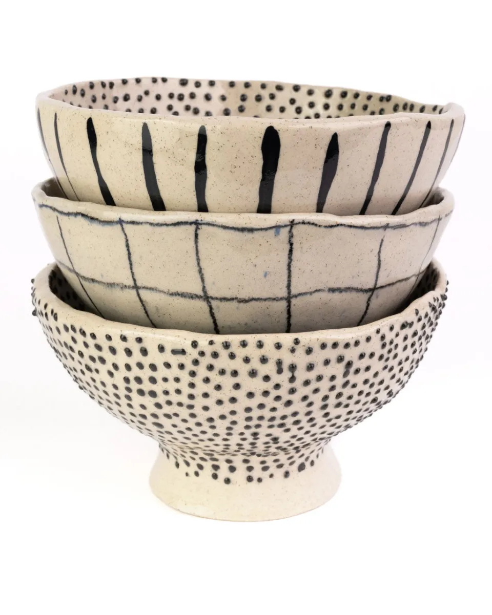 TA-DAAN Irregular bowls MIX - Set of 3 (-15%)