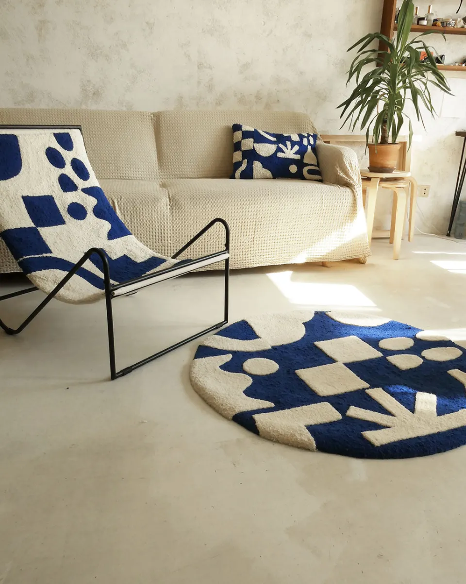 TA-DAAN Kata Tufted Circle Rug