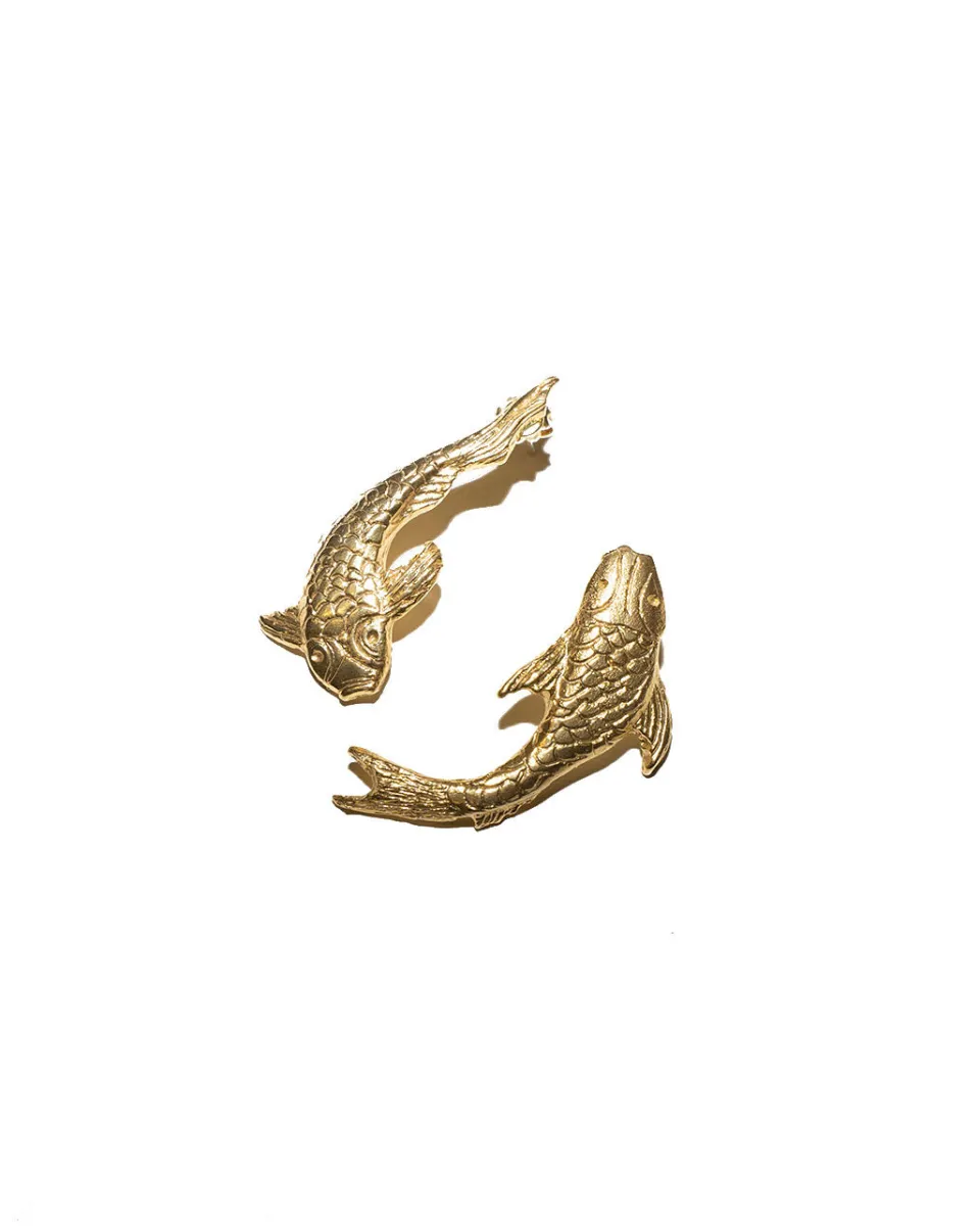 TA-DAAN Koi Carps earrings