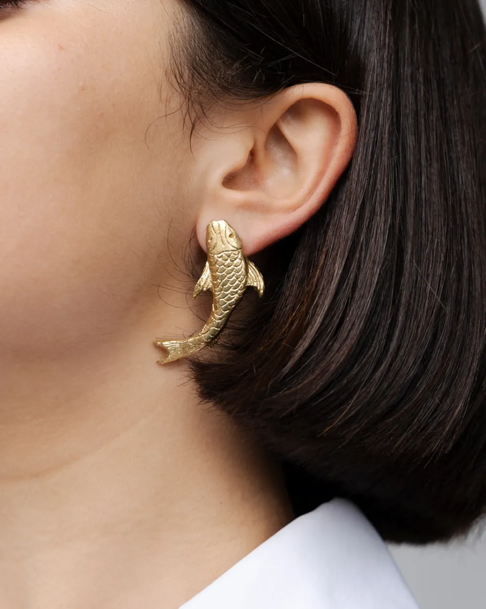 TA-DAAN Koi Carps earrings