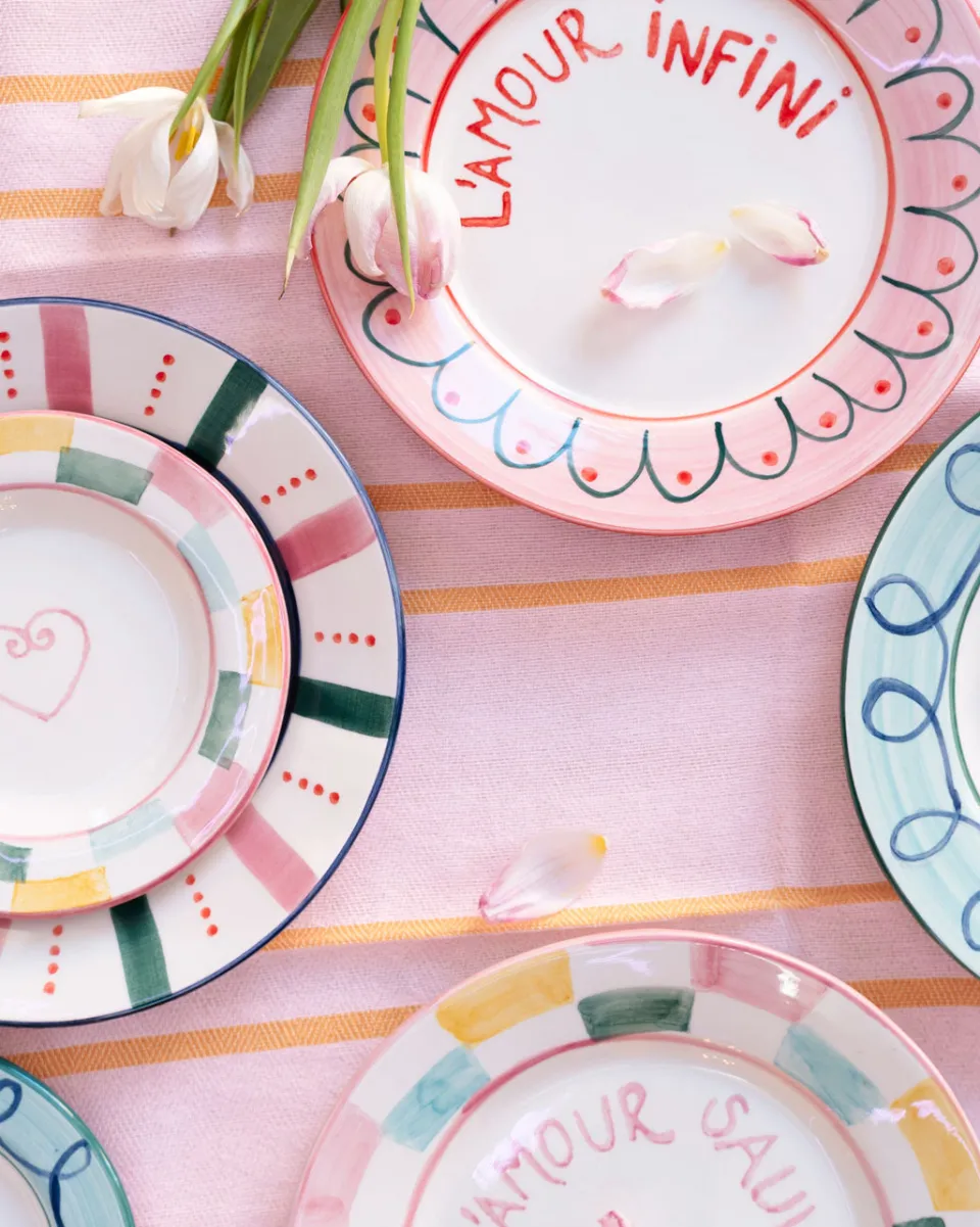 TA-DAAN L’amour collection dessert plates MIX - Set of 4 (-25%)