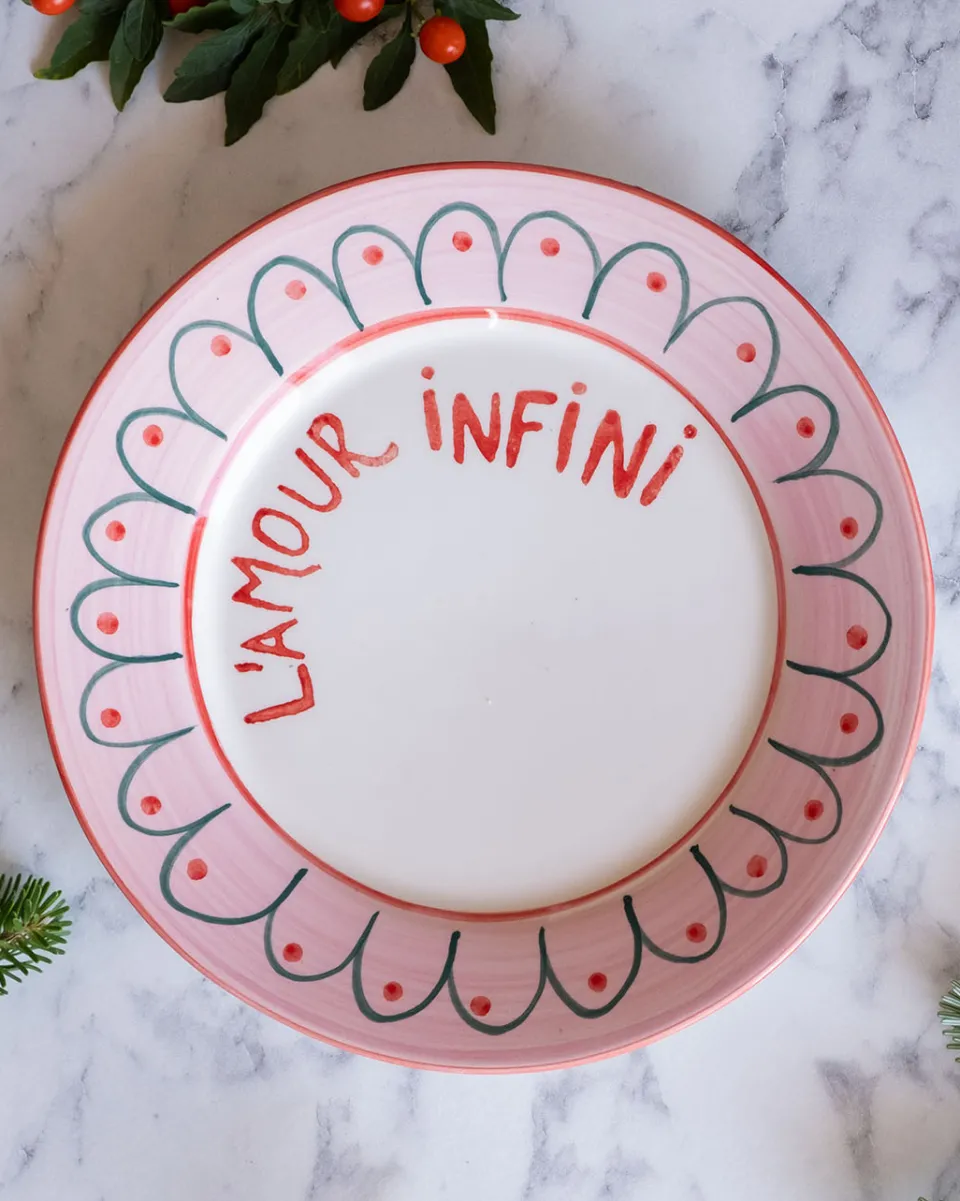 TA-DAAN L’amour infini dessert plate
