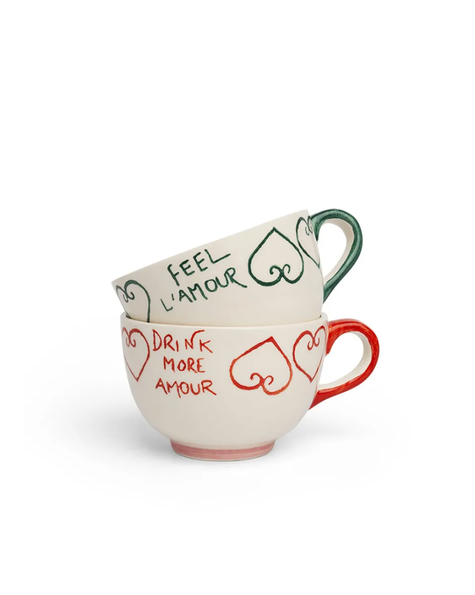 TA-DAAN L'Amour Mug - Set of 2