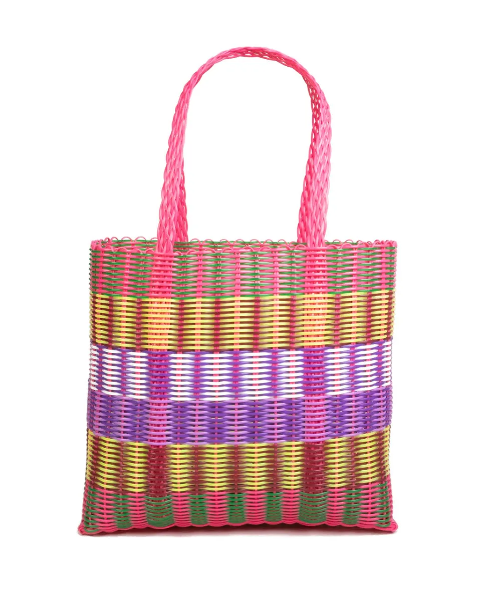 TA-DAAN Large Basket Bag - Loco Rosa