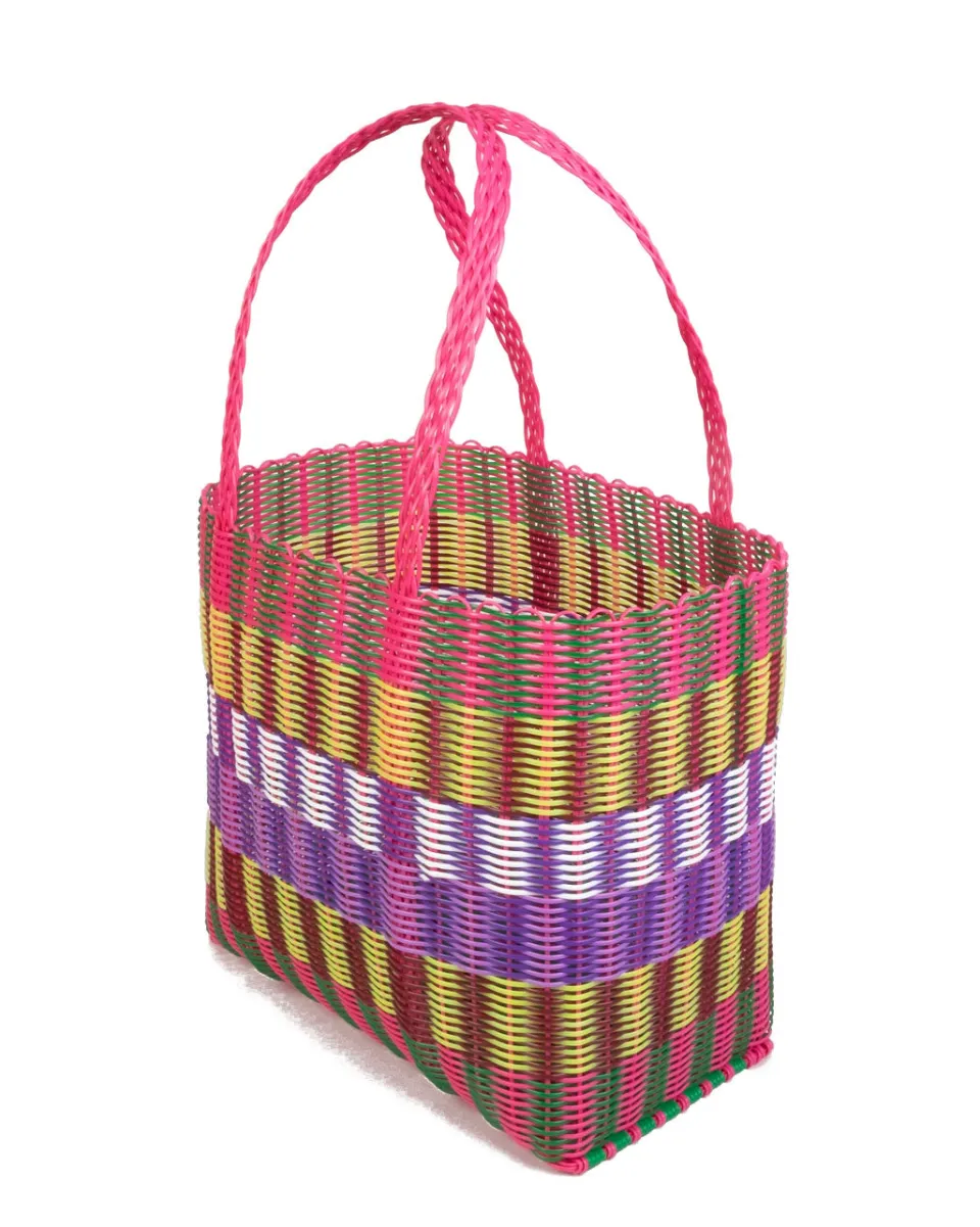 TA-DAAN Large Basket Bag - Loco Rosa