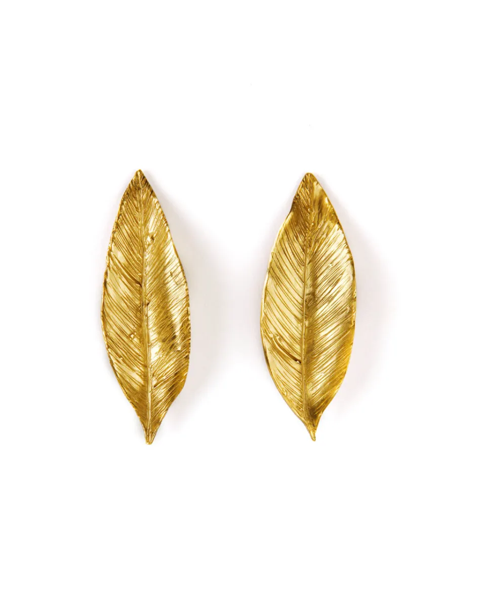 TA-DAAN Leaves M earrings