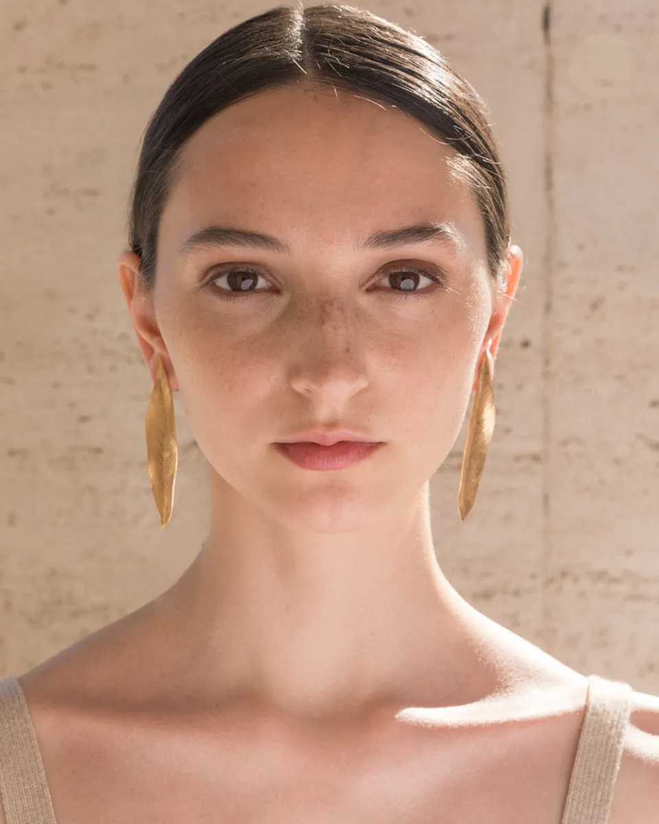 TA-DAAN Leaves M earrings