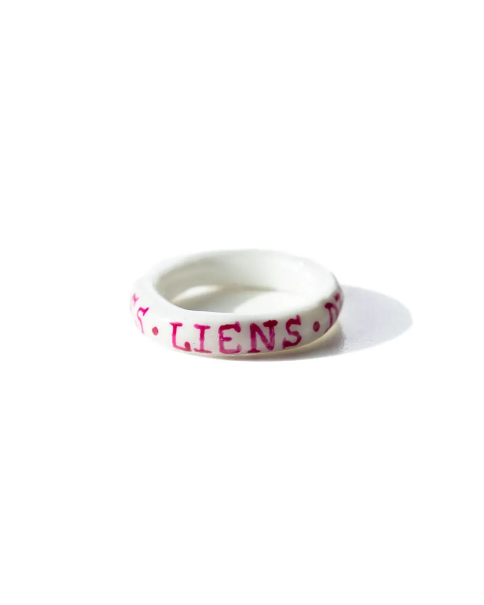 TA-DAAN Les liens du Coeur Handwritten Ring
