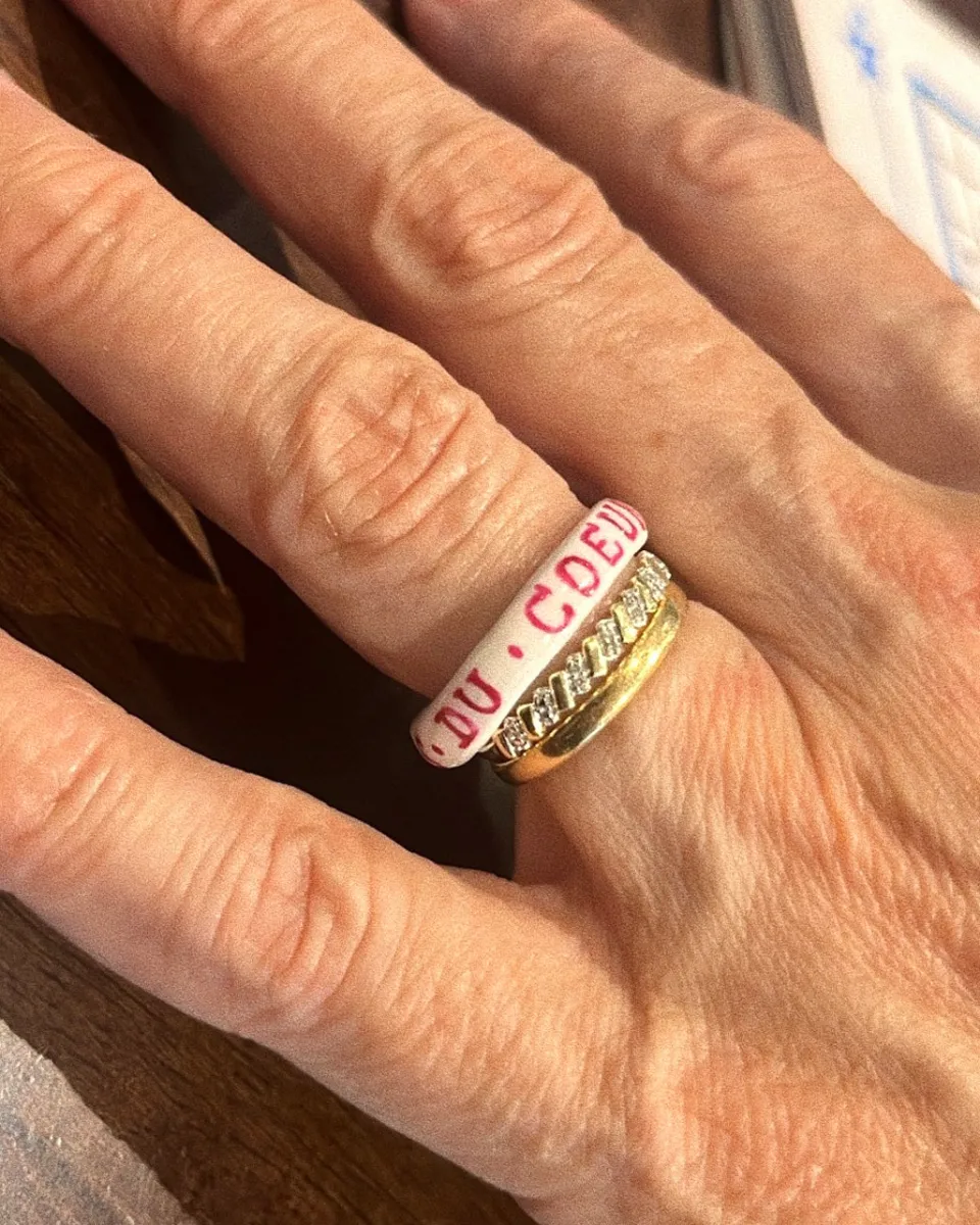 TA-DAAN Les liens du Coeur Handwritten Ring