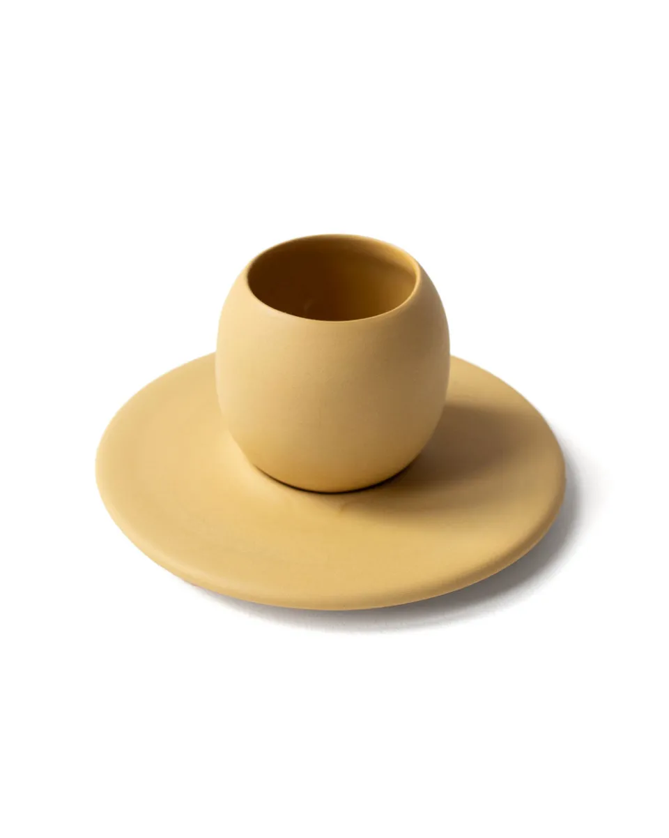 TA-DAAN Matte Cup & Saucer Set
