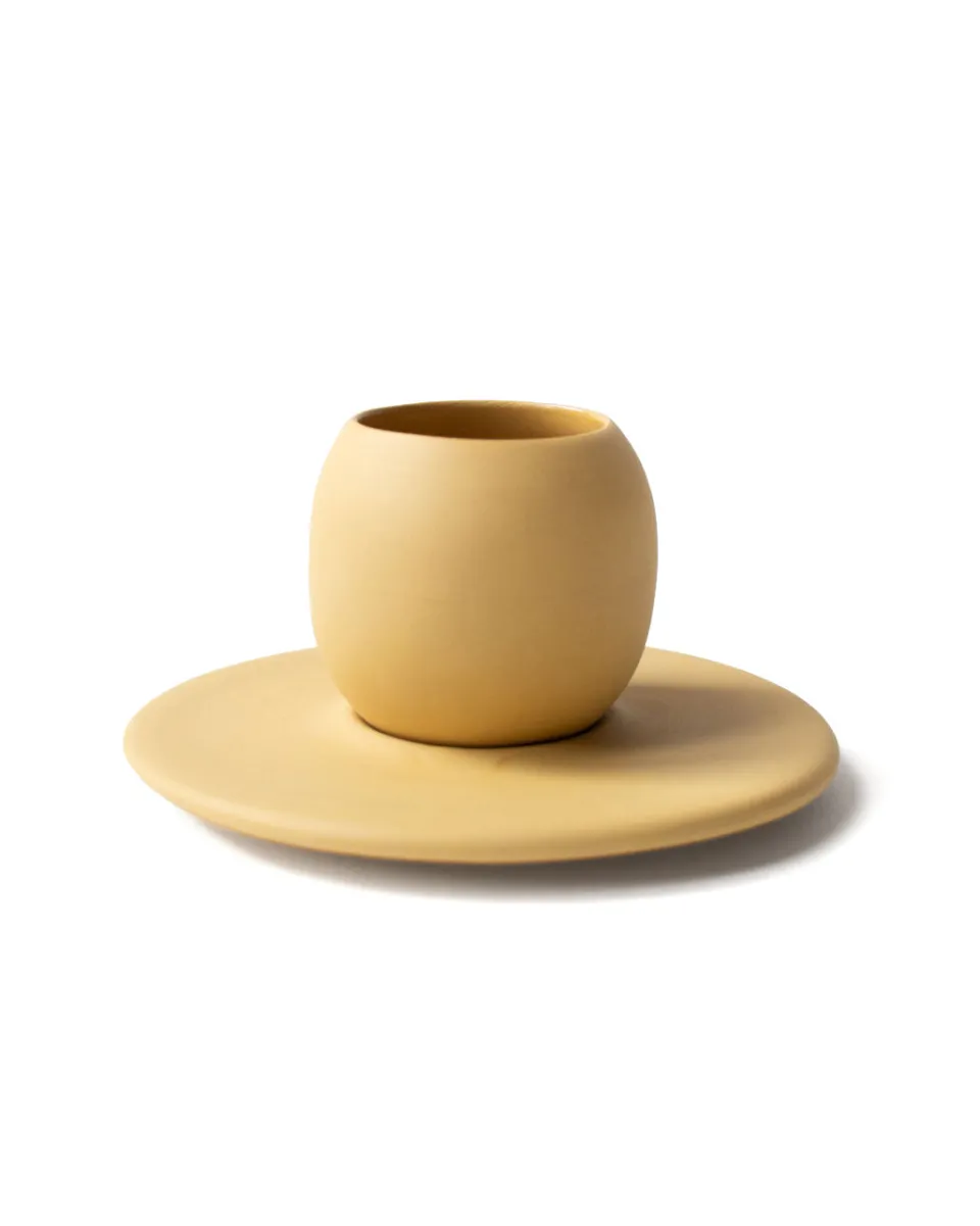 TA-DAAN Matte Cup & Saucer Set