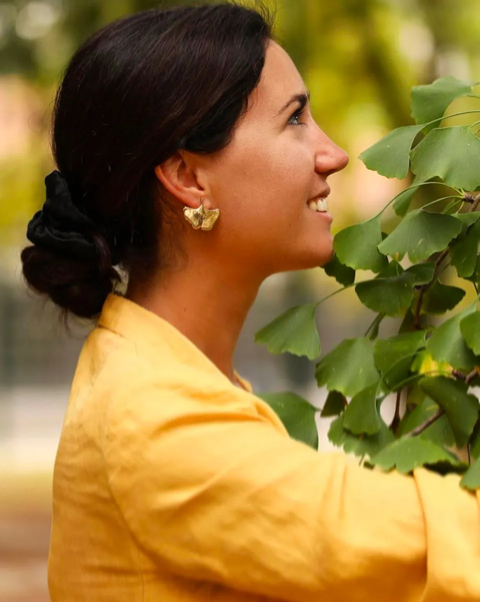 TA-DAAN Maxi Ginkgo Earrings