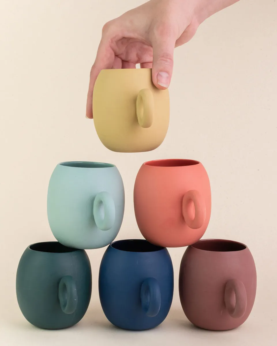 TA-DAAN Mug with handle Mixed - Set of 6