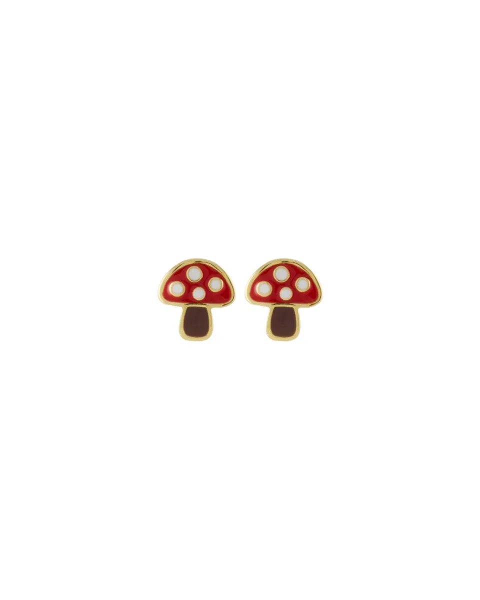 TA-DAAN Mushroom mini stud earring