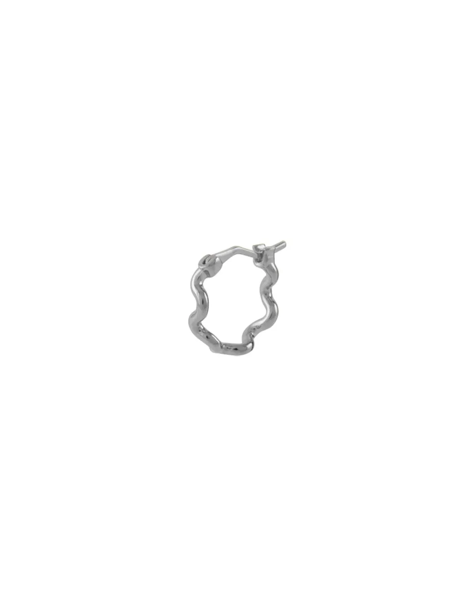 TA-DAAN Noodles hoop earrings