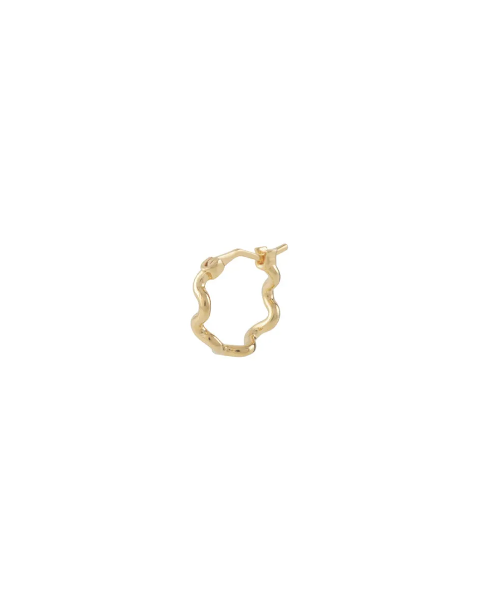 TA-DAAN Noodles hoop earrings