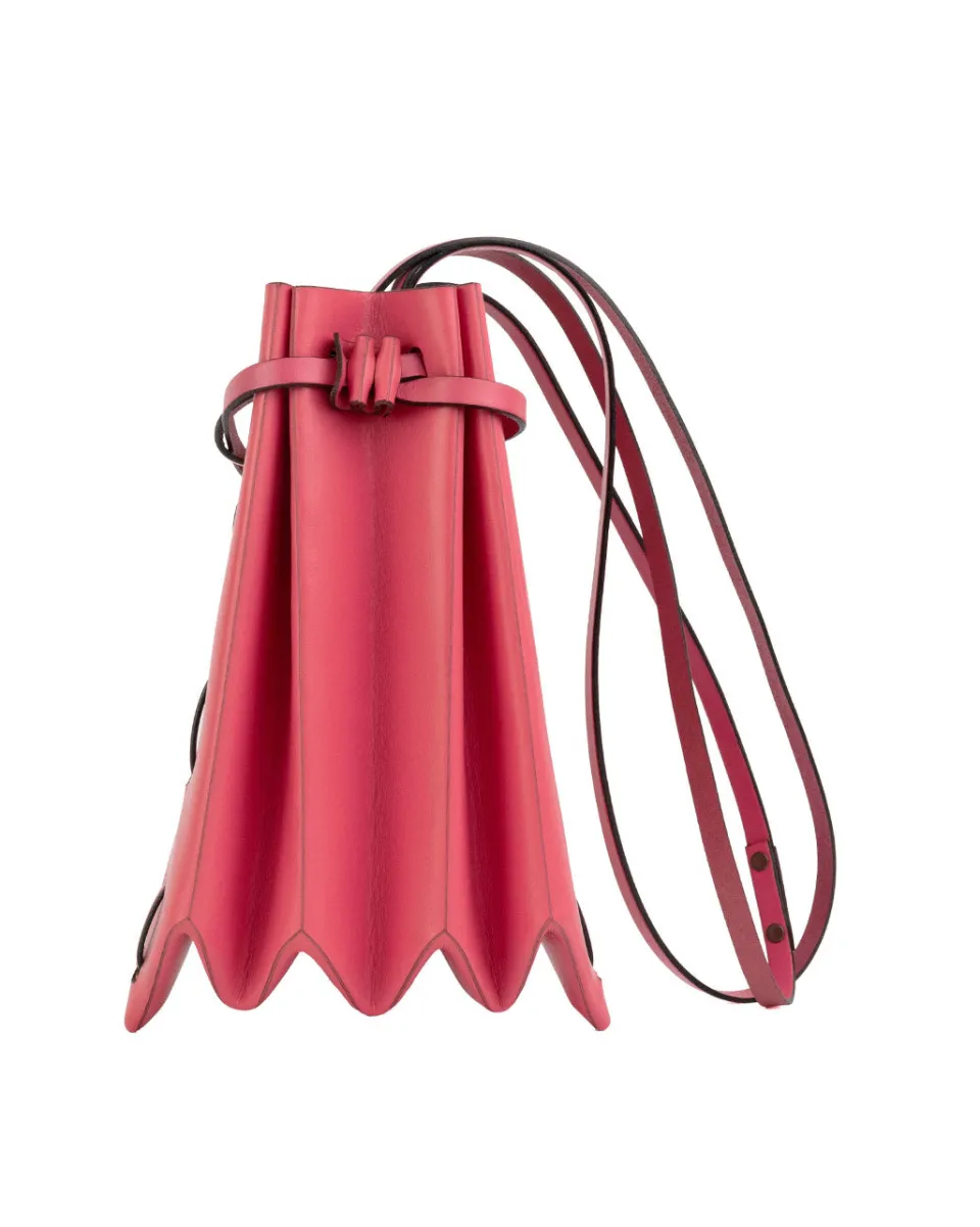 TA-DAAN Origami Leather Bag Bubblegum