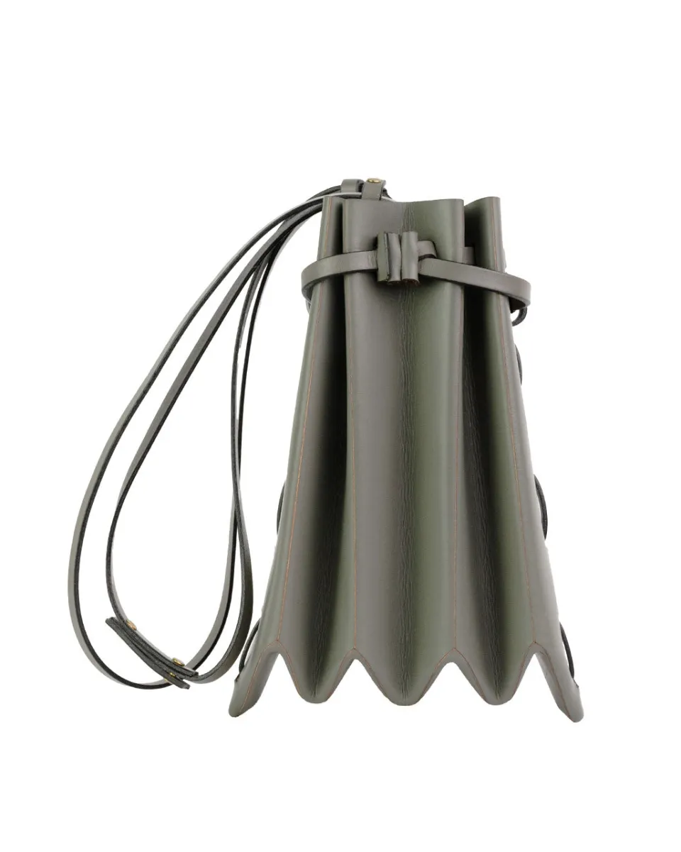 TA-DAAN Origami Leather Bag Vison