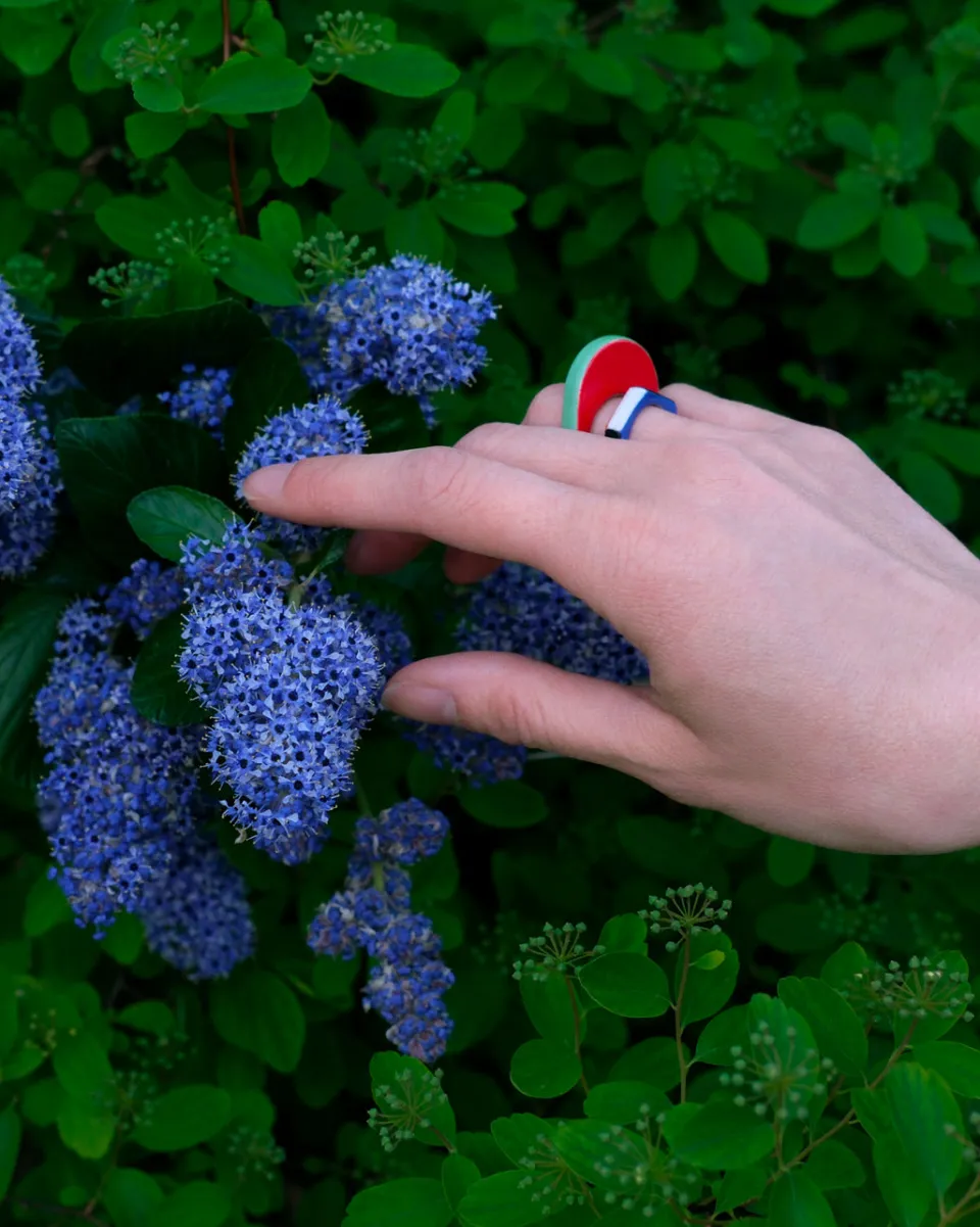 TA-DAAN Oval Ceramic Ring