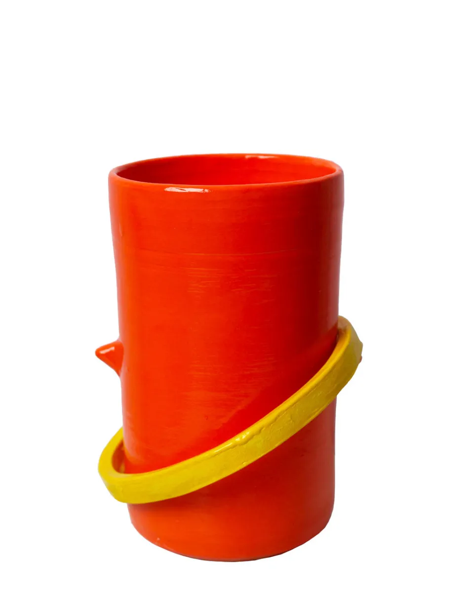 TA-DAAN Paduang vase - Flame orange & yellow