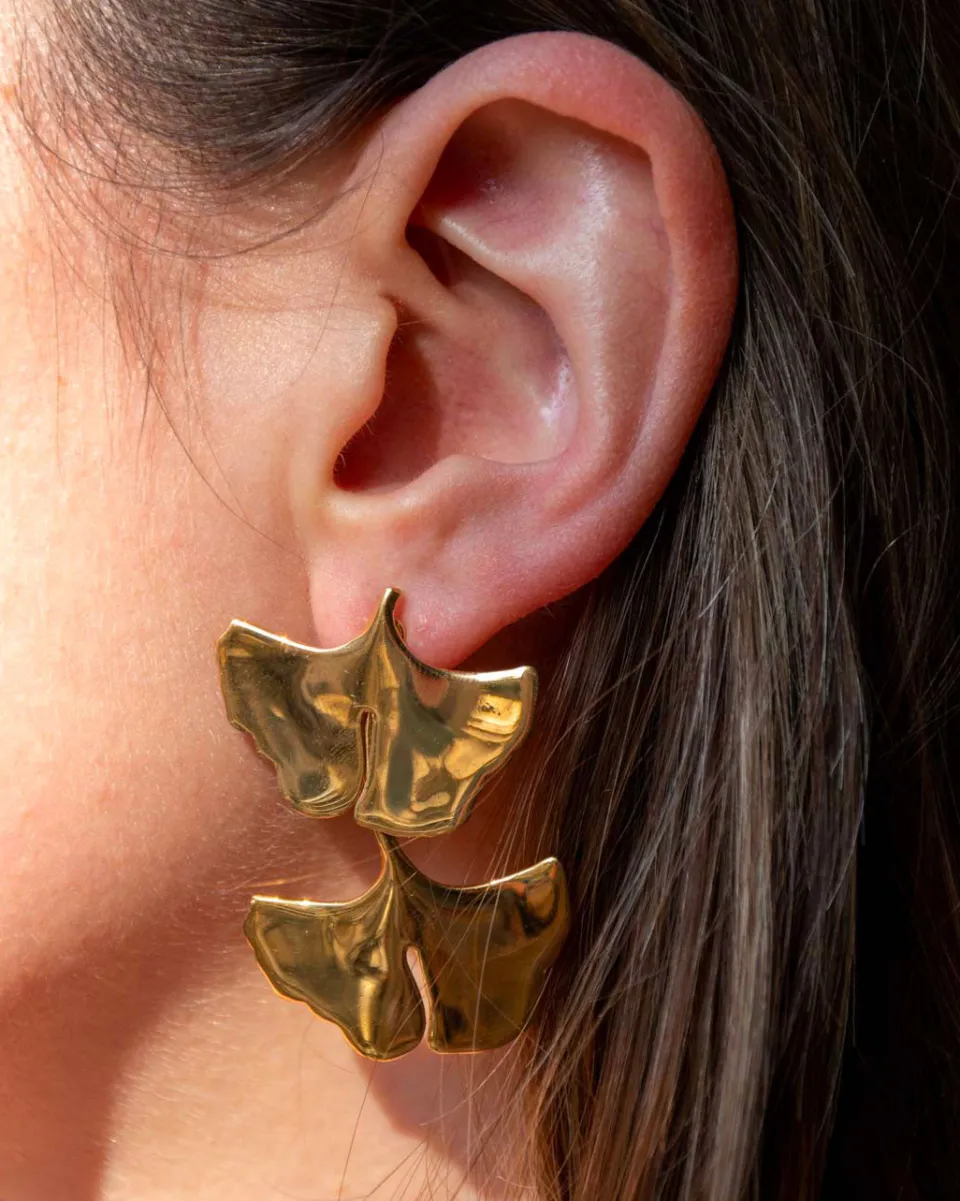 TA-DAAN Palermo Maxi Ginkgo Earrings