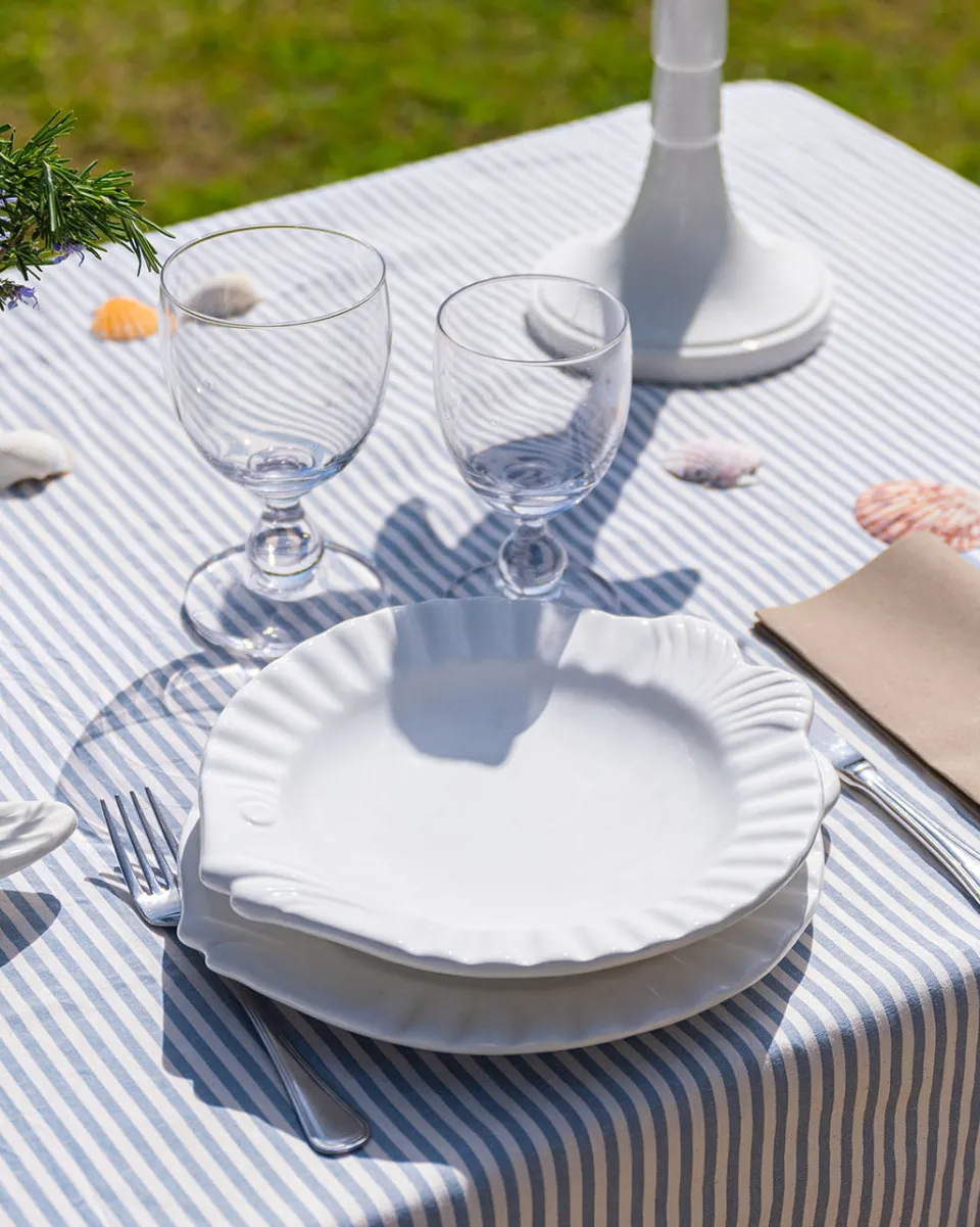 TA-DAAN Pampelonne white fish plate