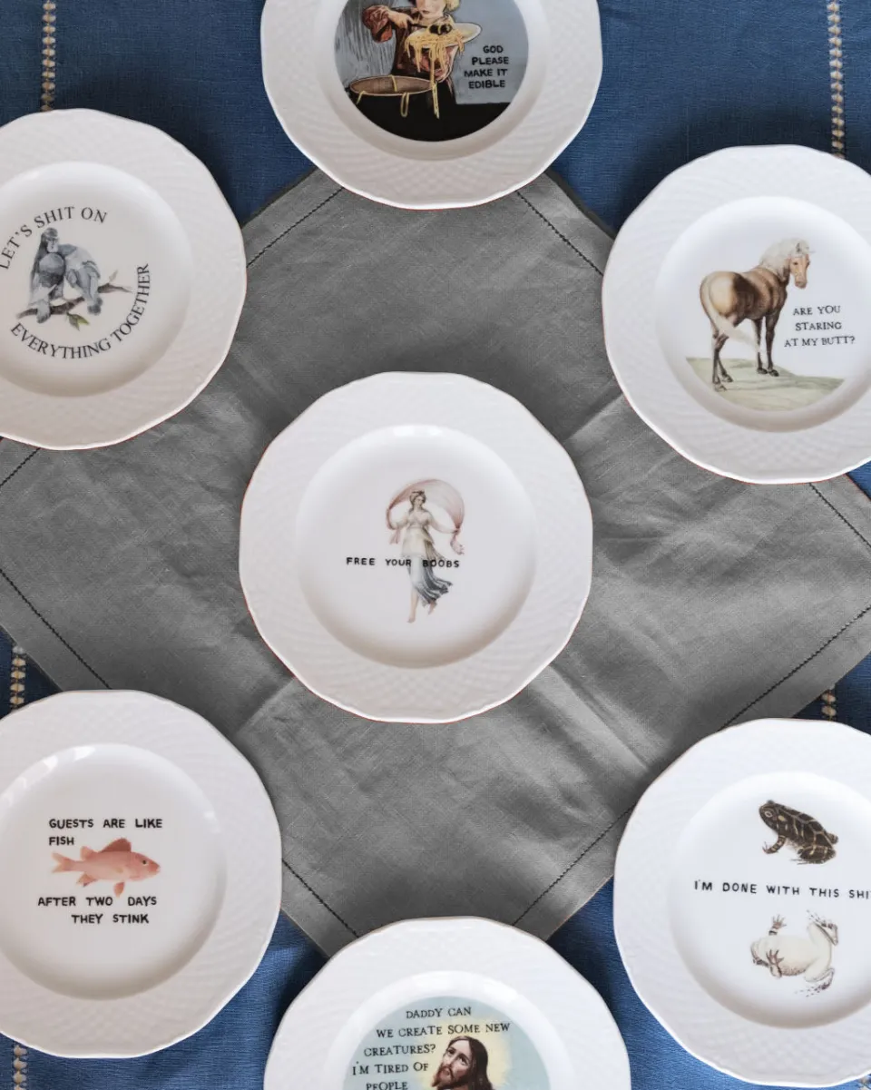 TA-DAAN Pigeons Very Ugly Plate