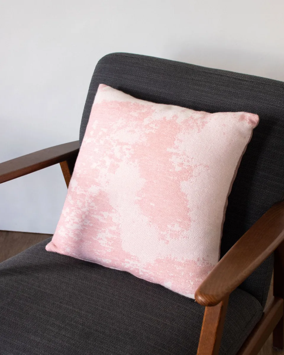 TA-DAAN Pink Stucco Cushion