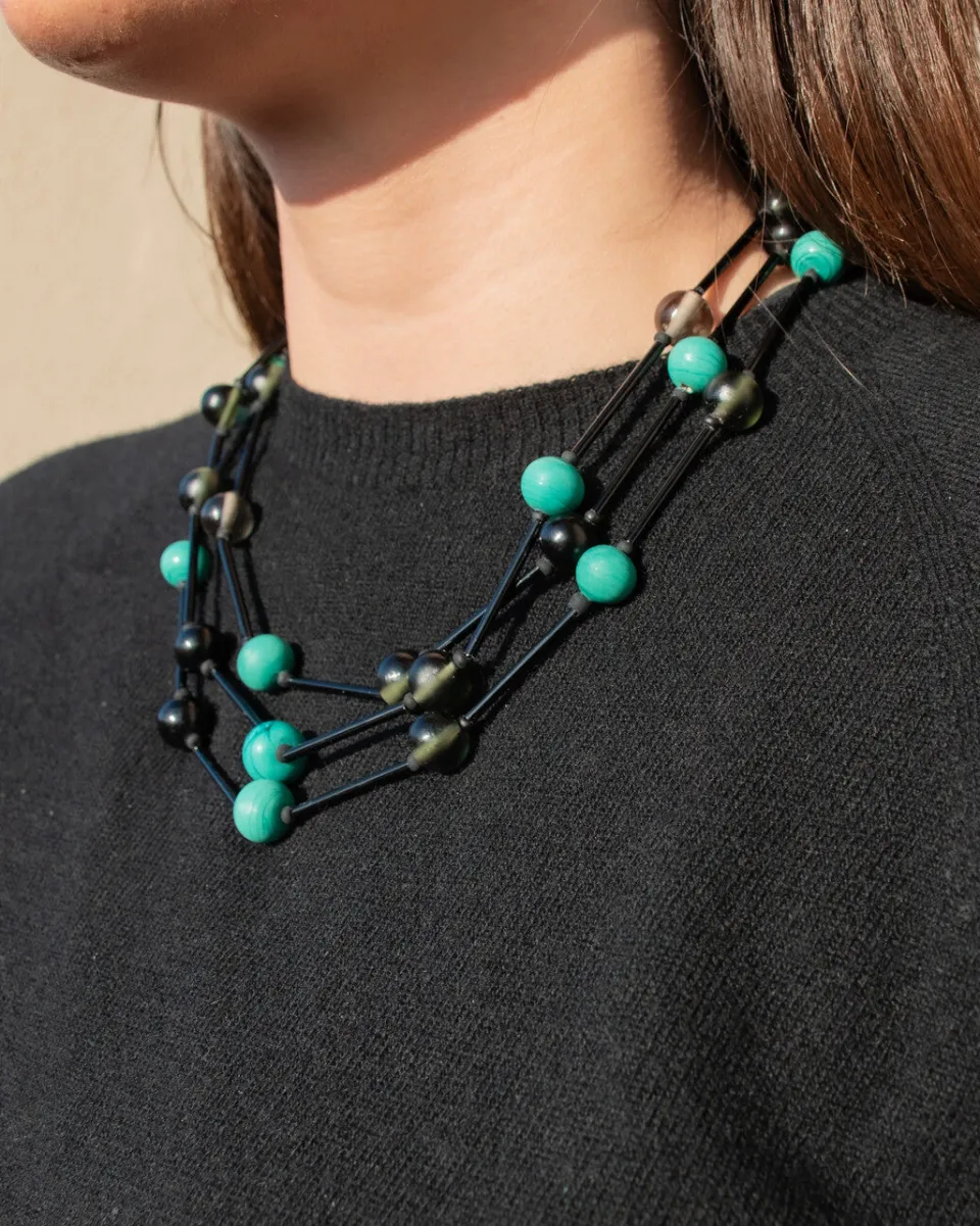 TA-DAAN Pive Green Necklace