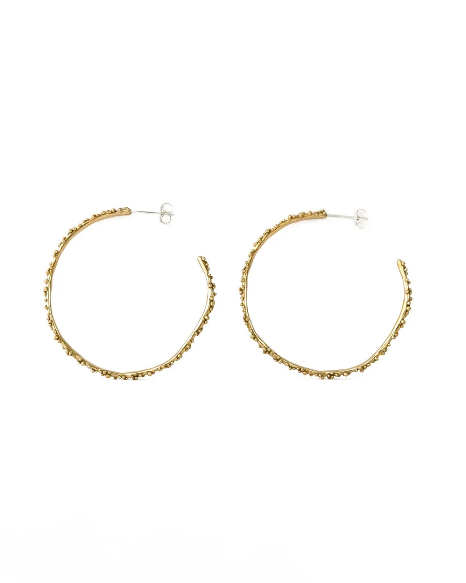 TA-DAAN Planktòs XL Hoop Earrings