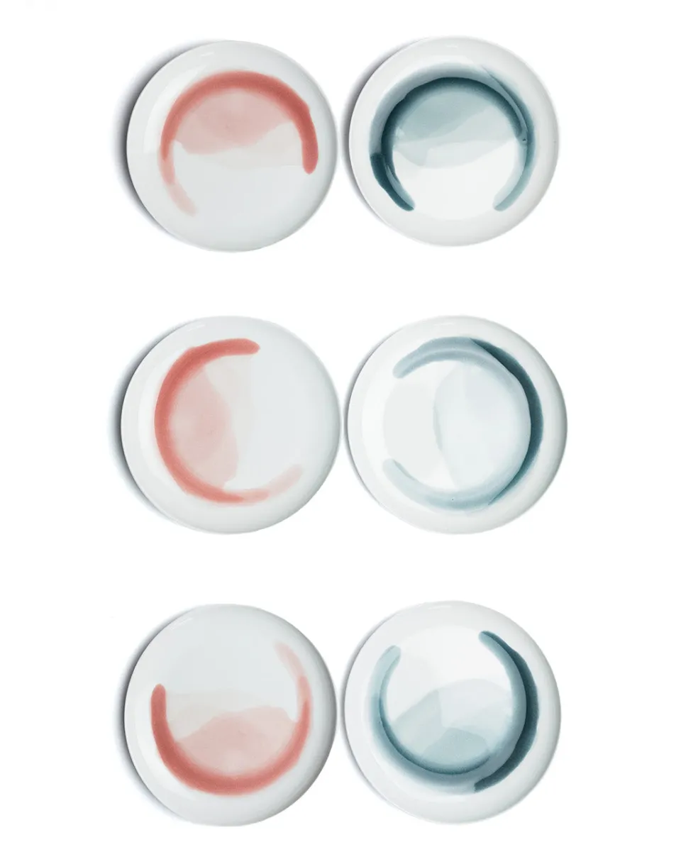 TA-DAAN POOL porcelain small plates MIX - Set of 6 (-22%)