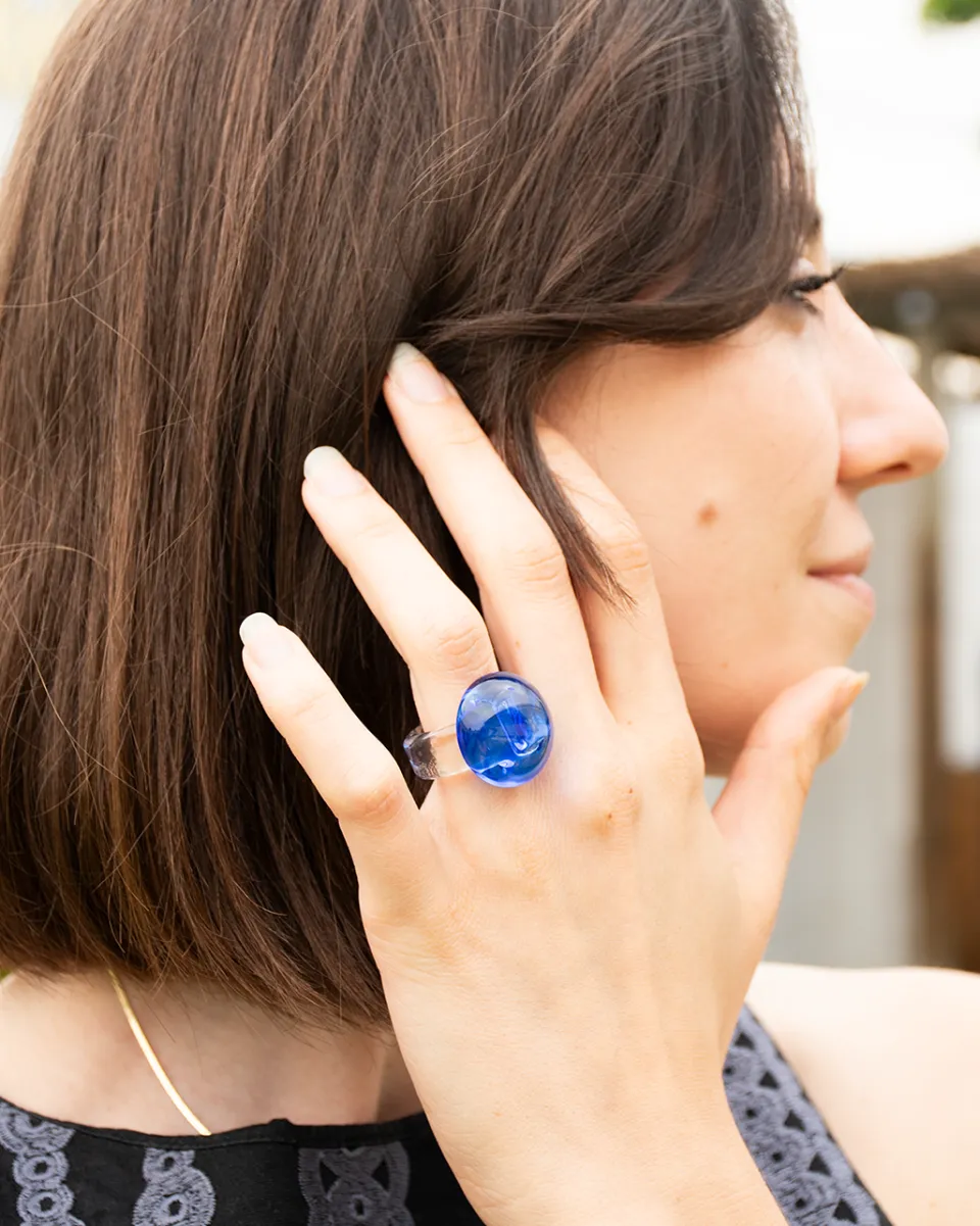 TA-DAAN Quartz Glass Ring
