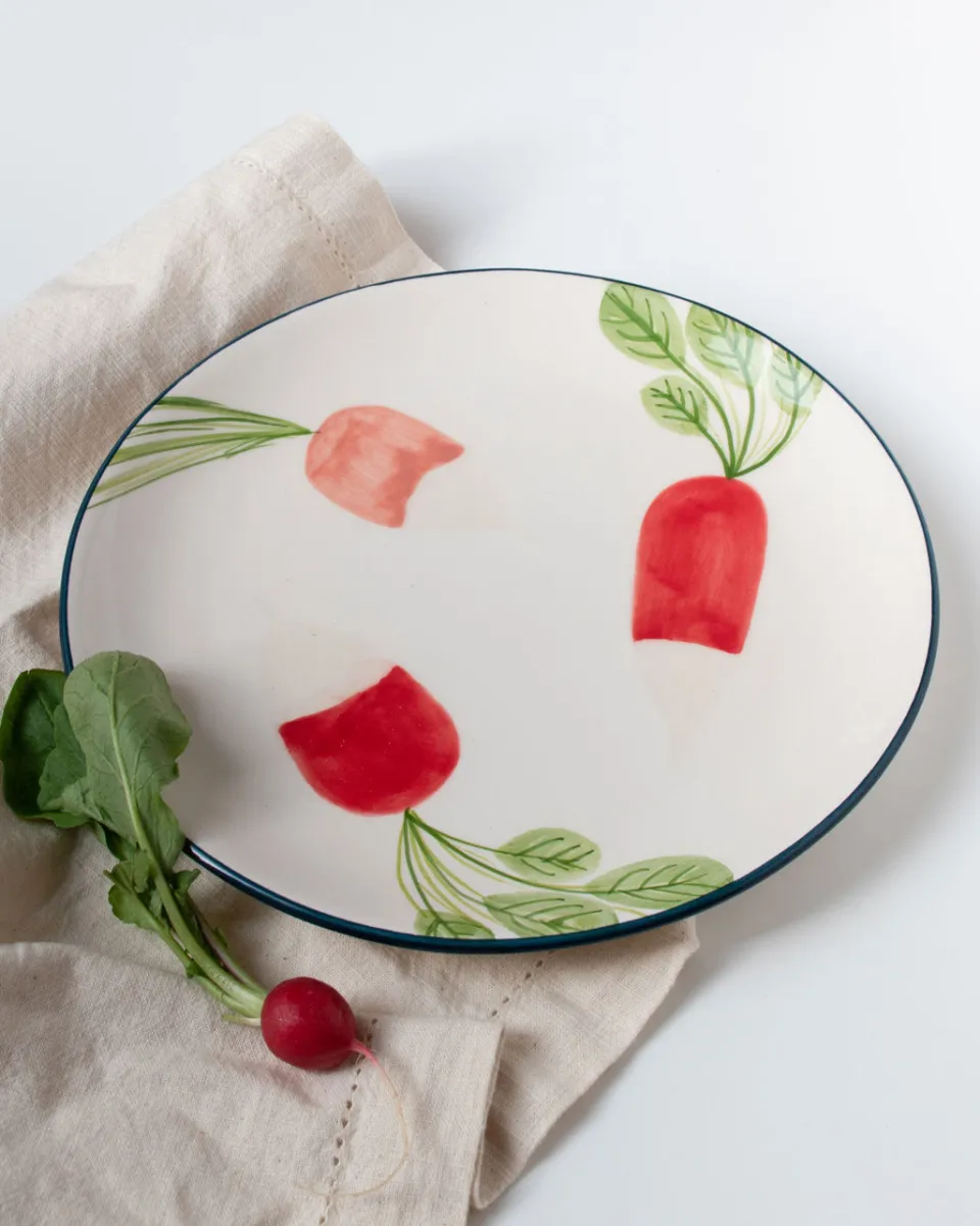 TA-DAAN Radish Large Plate