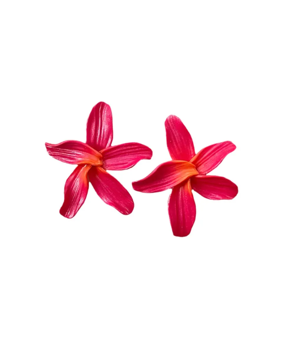 TA-DAAN Red Pomelia earrings