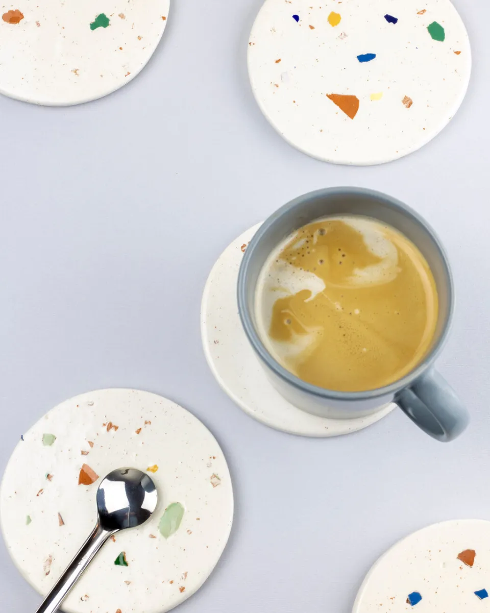TA-DAAN Re-Fragment Ceramic Coasters - Set