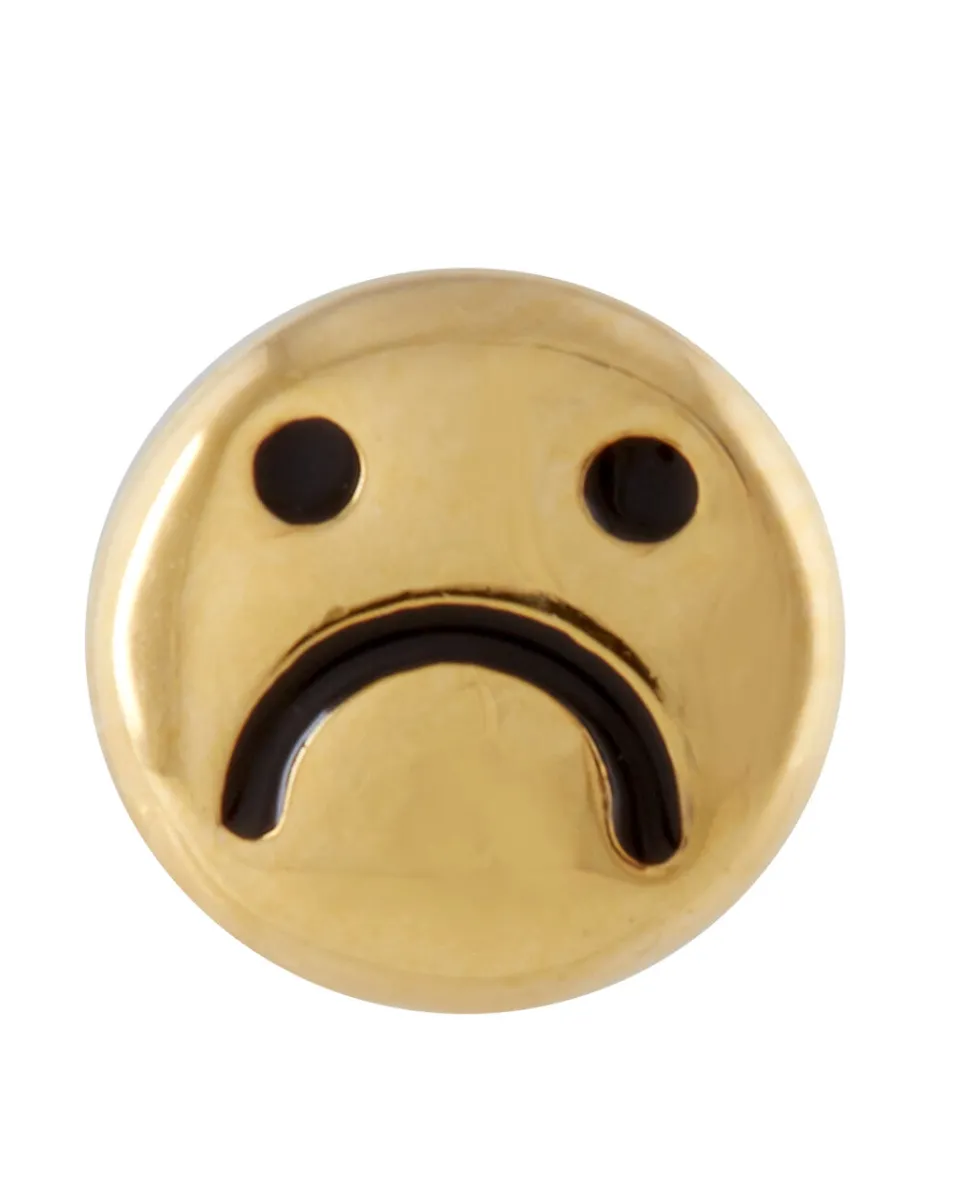 TA-DAAN Sad Emoji mini stud earring