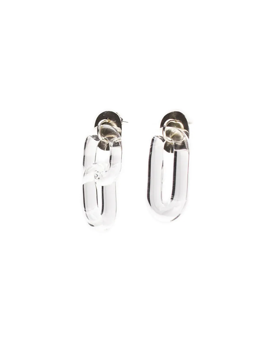 TA-DAAN Scatenata Asimetric Glass Earrings