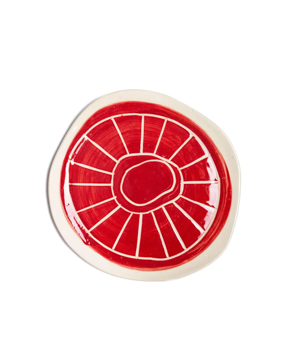 TA-DAAN Sgraffito Organic Plate Big