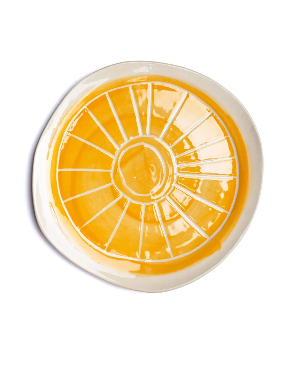 TA-DAAN Sgraffito Organic Plate Extra Big MIX - Set of 4 (-12%)
