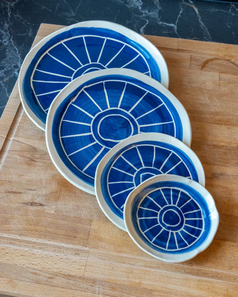 TA-DAAN Sgraffito Organic Plates MIX