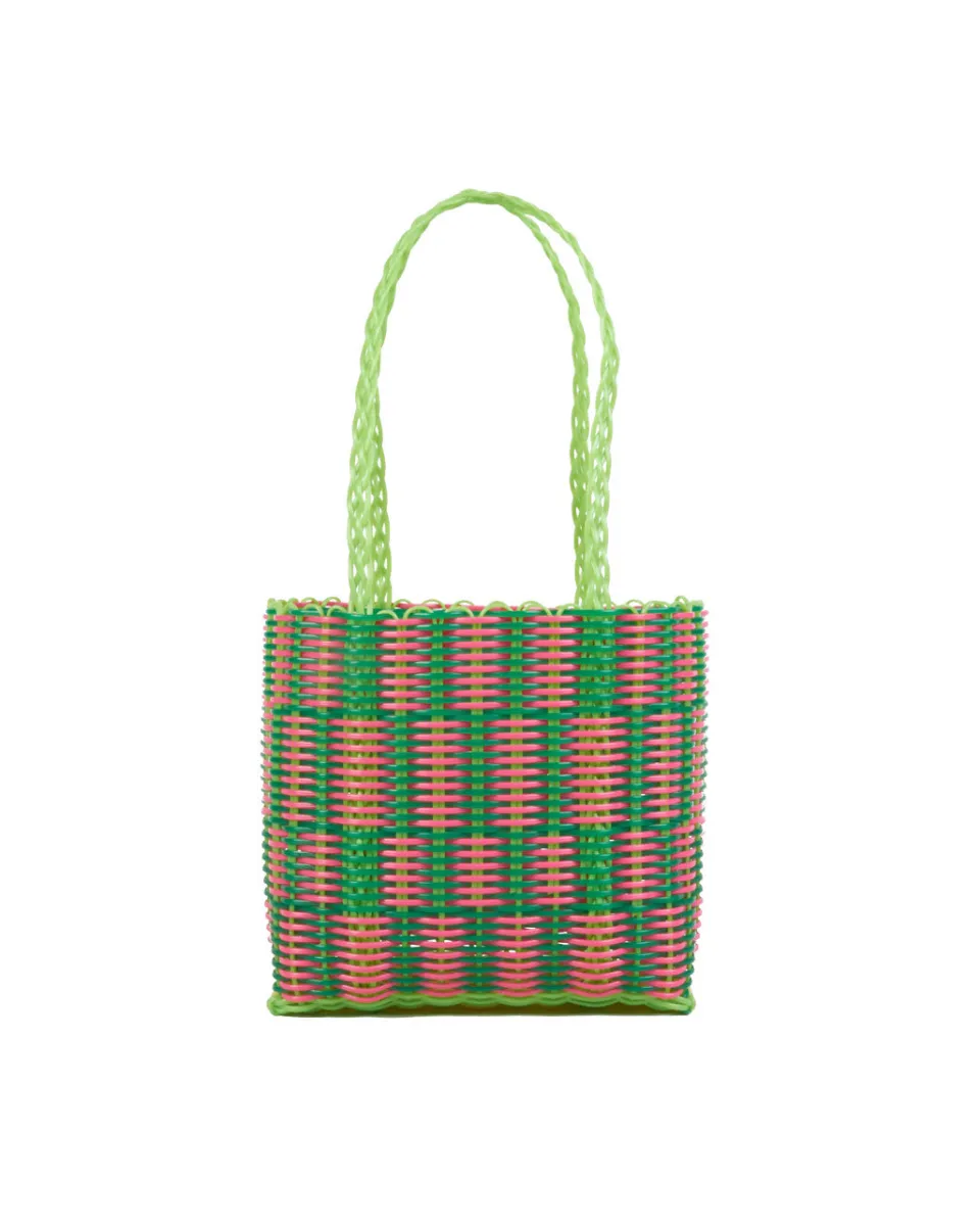 TA-DAAN Small Basket Bag - Guava