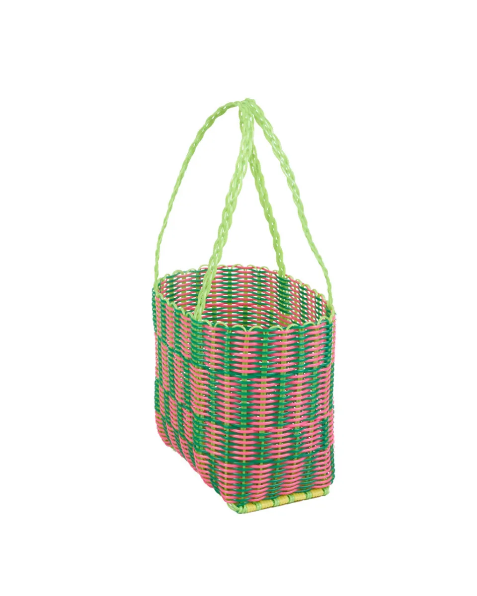 TA-DAAN Small Basket Bag - Guava