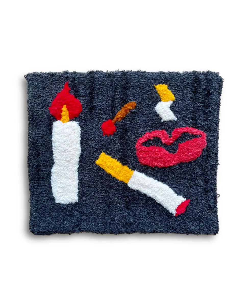 TA-DAAN Smoking Section Wall Hanging Rug
