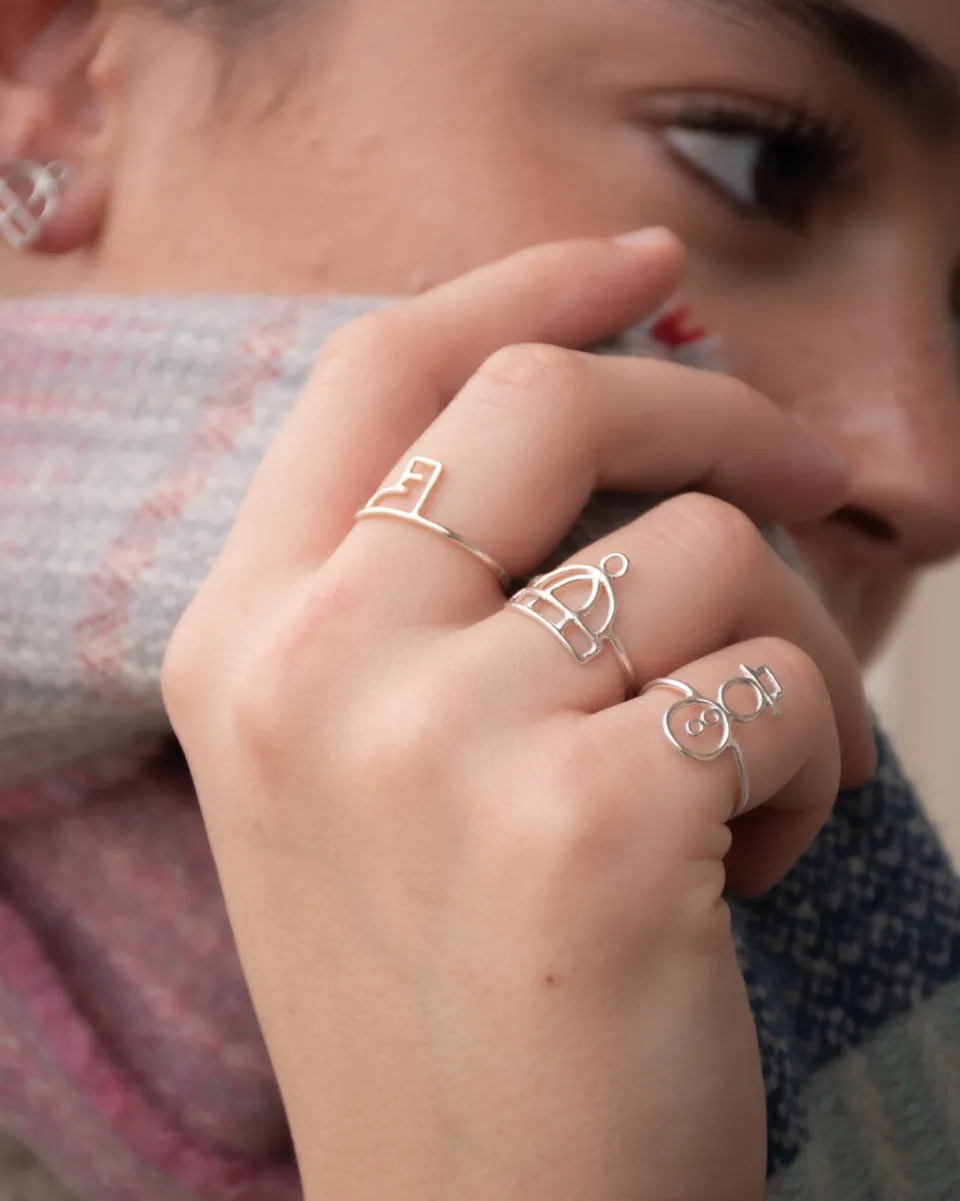 TA-DAAN Snowman Ring