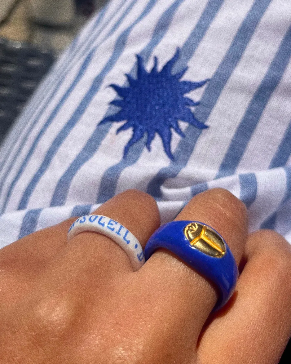TA-DAAN Soleil d'un été sans fin Handwritten Ring