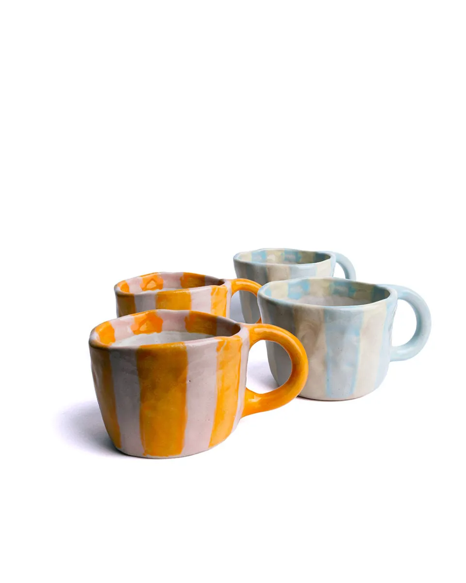 TA-DAAN Stripe Mug MIX - Set of 4 (-15%)
