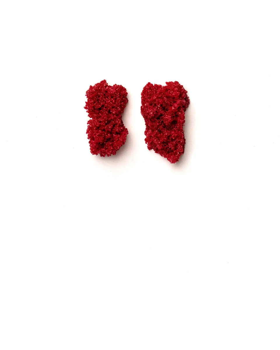TA-DAAN Sugar Earrings - Bordeaux
