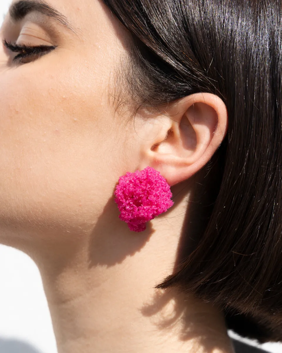 TA-DAAN Sugar Earrings - Magenta