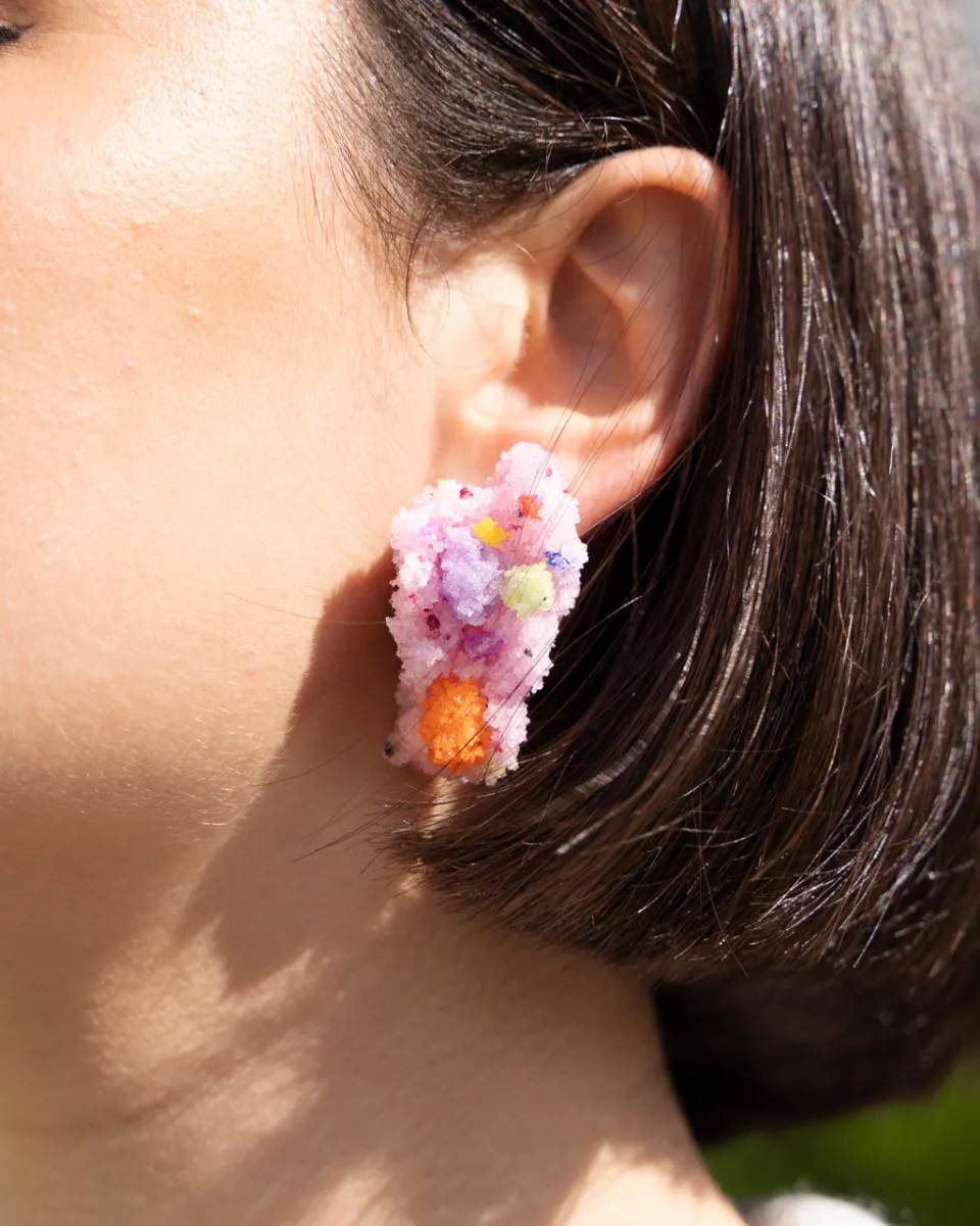 TA-DAAN Sugar Earrings - Pink Confetti